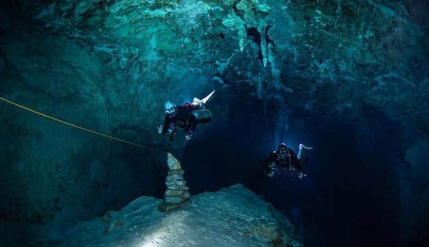Mergulho Gruta do Mimoso — passeio em Bonito, MS