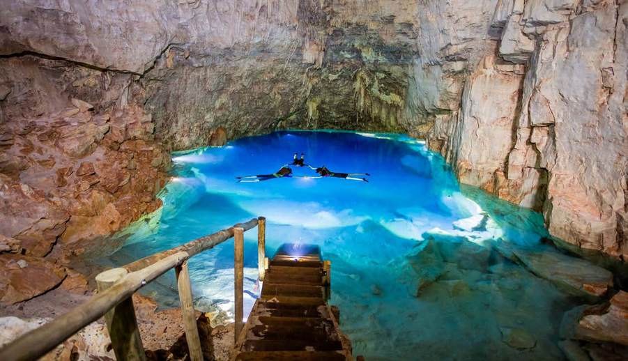 Gruta do Mimoso — Flutuação — atrativo turístico em Bonito, MS