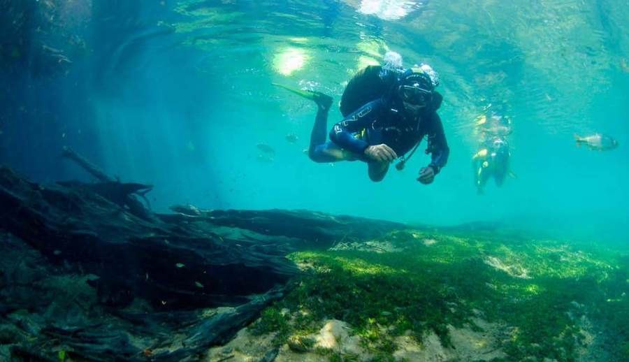 Mergulho Rio da Prata — passeio em Bonito, MS