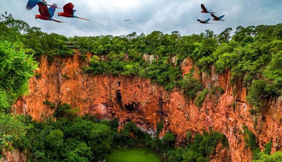 Buraco das Araras — passeio em Bonito, MS